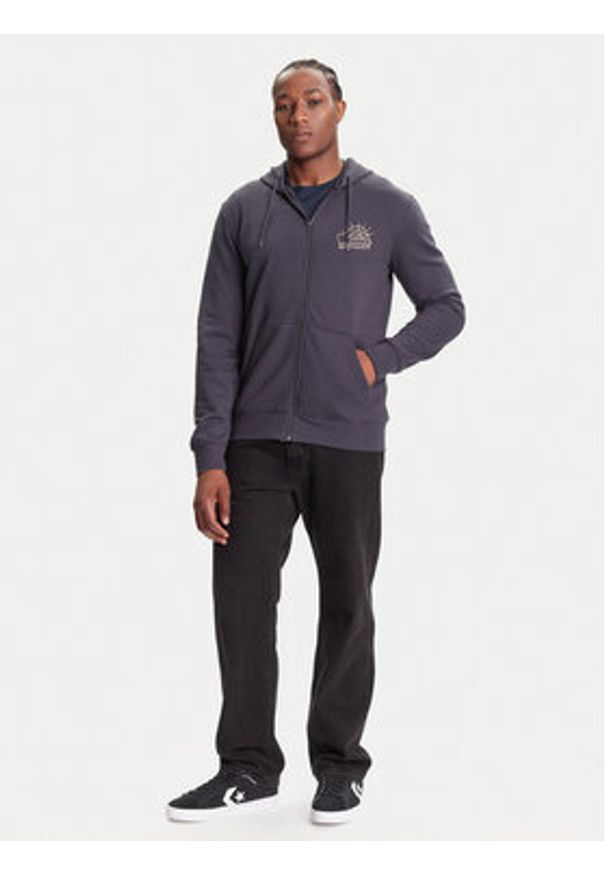 Quiksilver Bluza EQYFT05133-KSH0 Granatowy Regular Fit. Kolor: niebieski. Materiał: bawełna