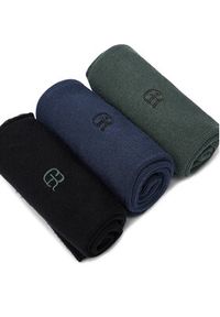 Gino Rossi Zestaw 3 par wysokich skarpet męskich CEO_AS_GR_01_W_AW25 (3-pack). Granatowy. Kolor: niebieski. Materiał: materiał, bawełna