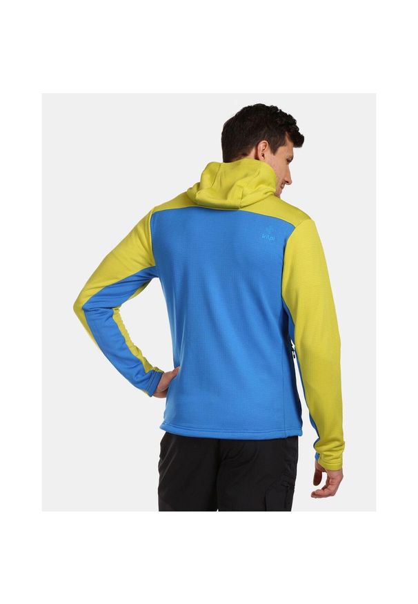 Męska elastyczna bluza sportowa polarowa Kilpi SEVELEN-M. Kolor: niebieski. Materiał: polar. Sport: turystyka piesza