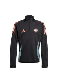 Adidas - Bluza FC Bayern Tiro 24 Training Kids. Kolor: czarny. Materiał: materiał. Sport: piłka nożna