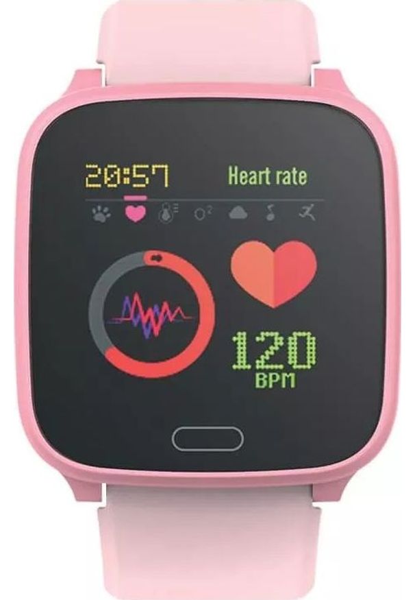 FOREVER - Smartwatch Forever IGO JW-100 Różowy (IGO JW-100 Różowy). Rodzaj zegarka: smartwatch. Kolor: różowy