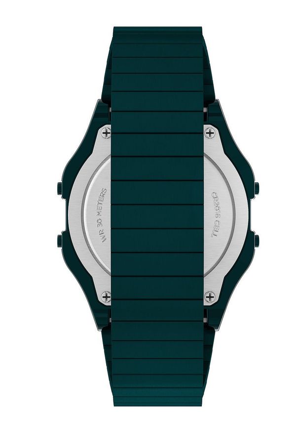 Timex - Zegarek TW2U93800. Rodzaj zegarka: cyfrowe. Kolor: niebieski. Materiał: tworzywo sztuczne, koronka, materiał