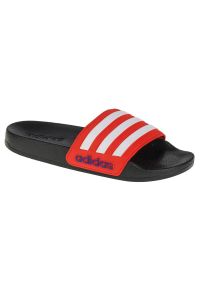 Adidas - Klapki adidas Adilette Shower Slides Jr FY8844 czarne. Okazja: na plażę. Kolor: czarny. Materiał: syntetyk, materiał, guma
