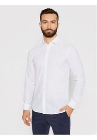 Only & Sons Koszula Caiden 22012321 Biały Slim Fit. Kolor: biały. Materiał: bawełna
