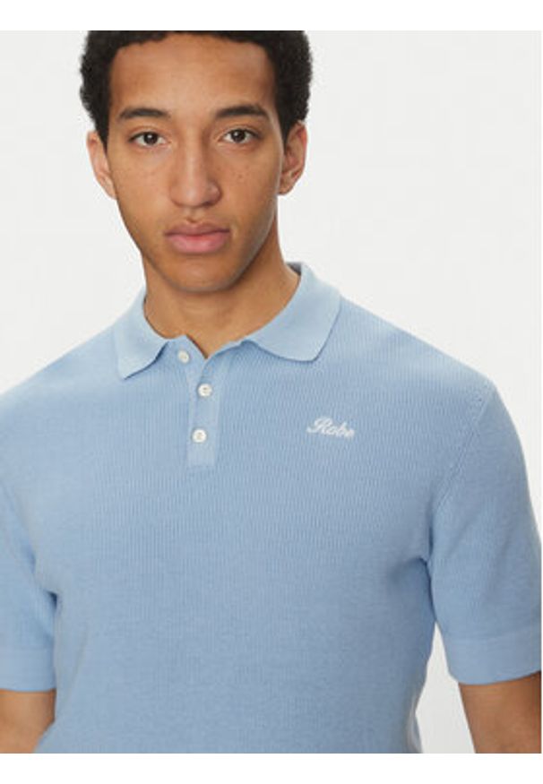 Robe di Kappa Polo Robe Giovani 63127ZW Niebieski Regular Fit. Typ kołnierza: polo. Kolor: niebieski. Materiał: bawełna