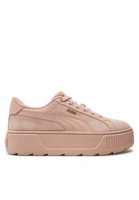 Puma Sneakersy Karmen 384614-15 Różowy. Kolor: różowy. Materiał: skóra, zamsz