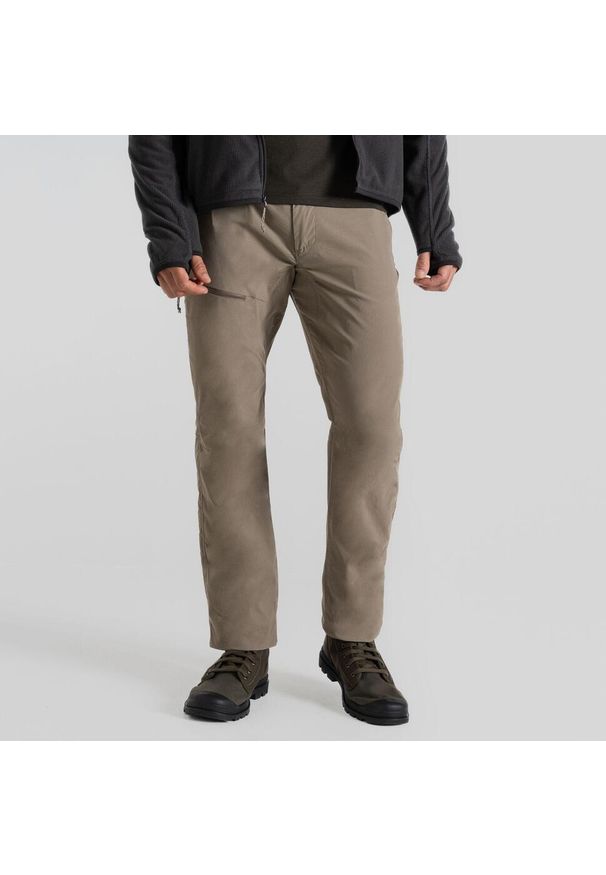 CRAGHOPPERS - Spodnie turystyczne męskie Craghoppers NosiLife Pro Trouser III. Kolor: brązowy