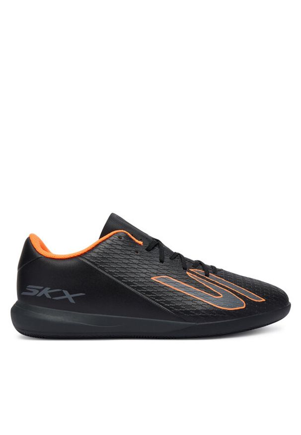 skechers - Skechers Buty do piłki nożnej Club Ic 252136 BKOR Czarny. Kolor: czarny. Materiał: skóra