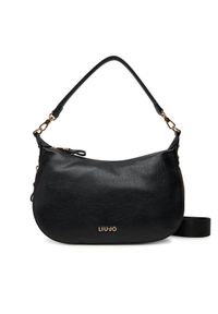 Liu Jo Torebka Esc M Hobo AF5133 E0058 Czarny. Kolor: czarny. Materiał: skórzane