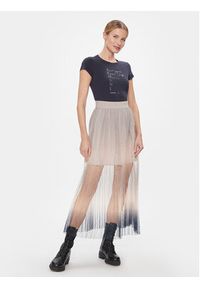 Armani Exchange Spódnica trapezowa 3DYN01 YNYLZ 1786 Beżowy Regular Fit. Kolor: beżowy. Materiał: syntetyk #4