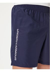 Under Armour Szorty sportowe Ua Woven Wdmk Shorts 1383356-410 Granatowy Loose Fit. Kolor: niebieski. Materiał: syntetyk. Styl: sportowy #2