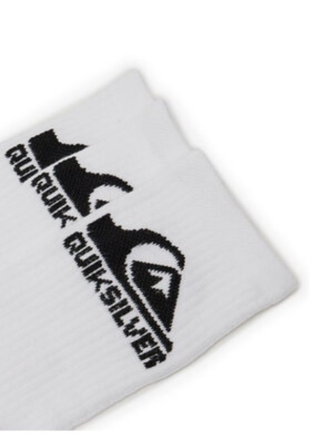 Quiksilver Skarpety długie AS_QUIKSILVER_101W_SS25 (3-PACK) Biały. Kolor: biały. Materiał: bawełna