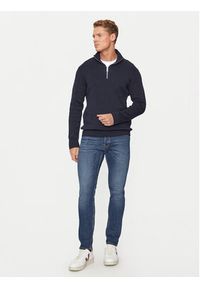 Jack & Jones - Jack&Jones Sweter Milano 12259664 Granatowy Relaxed Fit. Kolor: niebieski. Materiał: bawełna #5