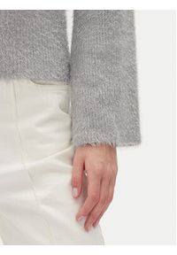DKNY Sweter DJ4R0504 Szary Regular Fit. Kolor: szary. Materiał: syntetyk