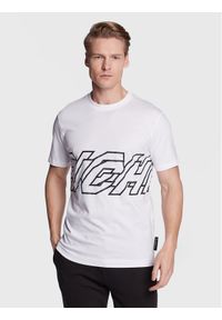 John Richmond T-Shirt UMP23158TS Biały Regular Fit. Kolor: biały. Materiał: bawełna