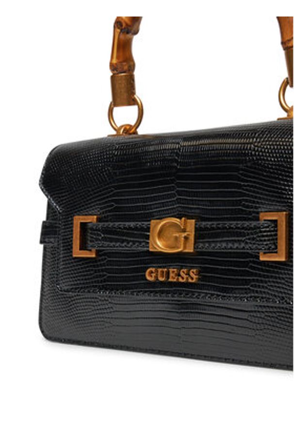 Guess Torebka HWKB95 06200 Czarny. Kolor: czarny. Materiał: skórzane