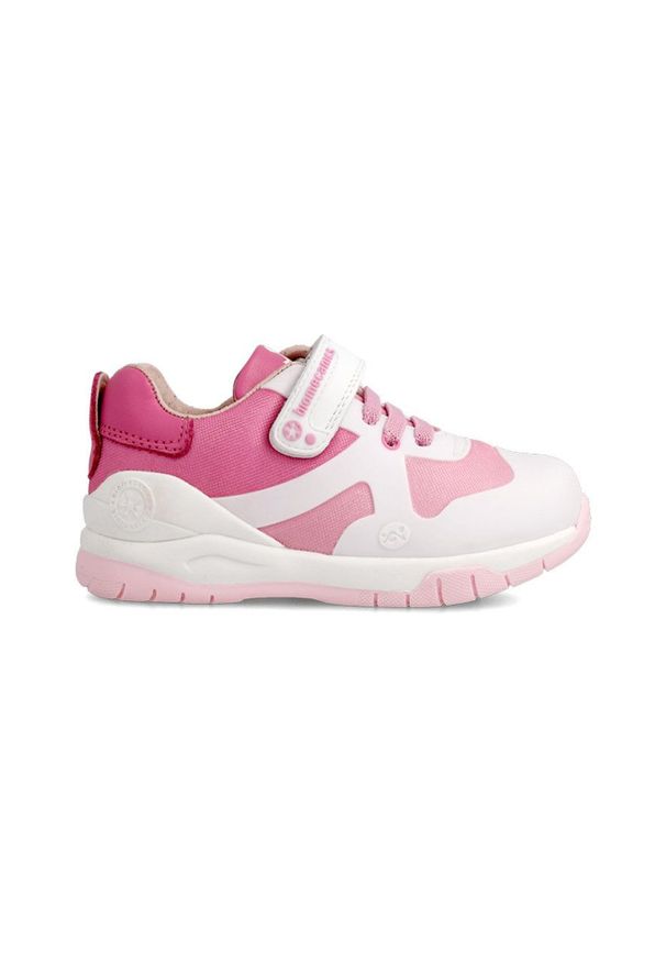 Biomecanics buty dziecięce kolor różowy. Nosek buta: okrągły. Zapięcie: rzepy. Kolor: różowy. Materiał: guma