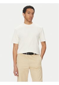 Hugo - HUGO T-Shirt Dapolino 50488330 Écru Relaxed Fit. Materiał: bawełna