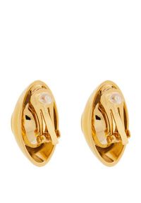 Elisabetta Franchi Klipsy OR-46M-52E2-V180 Złoty. Materiał: metalowe. Kolor: złoty