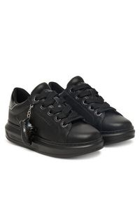 Karl Lagerfeld - KARL LAGERFELD Sneakersy KL62519E Czarny. Kolor: czarny. Materiał: skóra #4