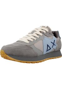 Buty SUN68 UNCLE JAKI Szary. Kolor: szary. Materiał: tkanina, skóra. Sport: turystyka piesza #1