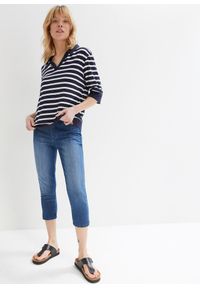 bonprix - Dżinsy Slim Fit, mid waist, dł. za kolano (2 pary). Kolor: niebieski #2