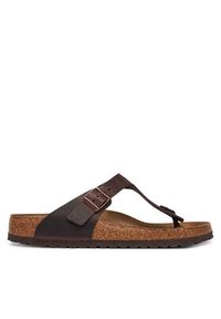 Birkenstock Japonki Gizeh 0743831 Brązowy. Kolor: brązowy. Materiał: nubuk, skóra #3