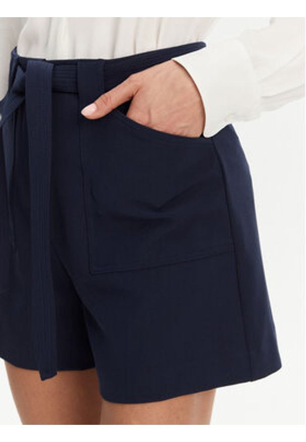 Guess Szorty materiałowe W5GD0I WH9Y2 Granatowy Loose Fit. Kolor: niebieski. Materiał: syntetyk