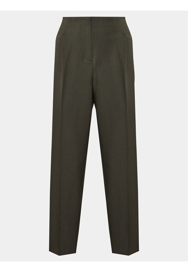 Vero Moda Curve Spodnie materiałowe 10307148 Szary Slim Fit. Kolor: szary. Materiał: syntetyk