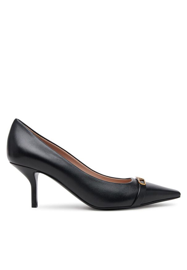 Emporio Armani Czółenka X3E488 XF271 00002 Czarny. Kolor: czarny. Materiał: skóra. Obcas: na szpilce