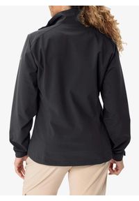 Kurtka softshell damska Vaude Hurricane Jacket IV. Kolor: czarny. Materiał: softshell
