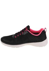 skechers - Buty do chodzenia damskie, Skechers Go Walk 6 - Stunning Glow. Kolor: wielokolorowy, czarny. Sport: turystyka piesza