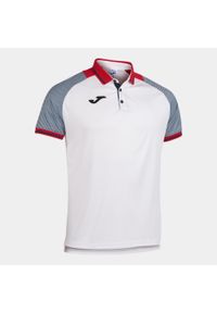 Koszulka polo do tenisa dla chłopców Joma Essential II. Typ kołnierza: polo. Kolor: biały, niebieski, wielokolorowy. Sport: tenis #1