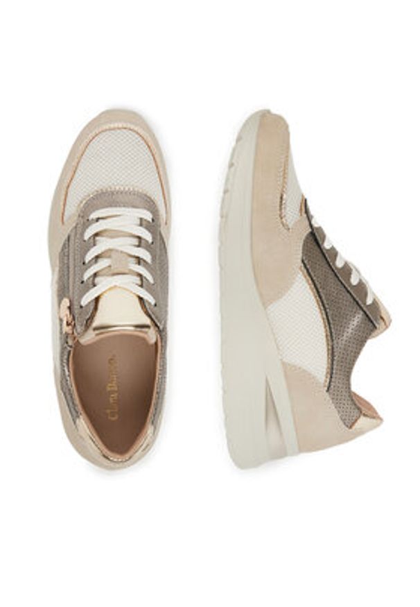 Clara Barson Sneakersy WS2P260-03 Beżowy. Kolor: beżowy. Materiał: materiał