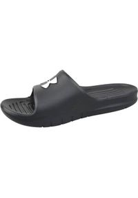 Buty treningowe męskie Under Armour Core Pth Slides czarne. Zapięcie: bez zapięcia. Kolor: czarny. Materiał: syntetyk, materiał. Szerokość cholewki: normalna. Sport: turystyka piesza, pływanie