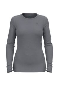 Bluza termoaktywna damska Odlo Merino 260 BL Top Crew Neck LS. Kolor: szary