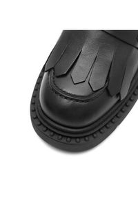 Badura Loafersy SINES-23FW110-V Czarny. Kolor: czarny. Materiał: skóra #8