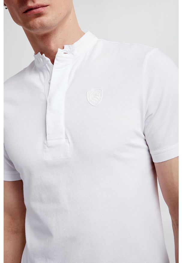 Blauer - Polo męskie BLAUER. Typ kołnierza: polo