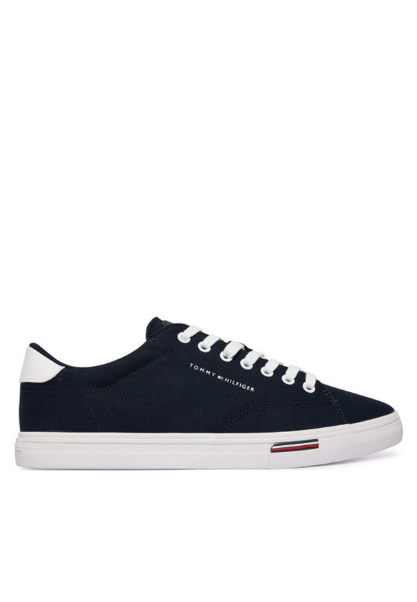 TOMMY HILFIGER - Tommy Hilfiger Tenisówki Vulc Core Rwb Long FM0FM05813 Granatowy. Kolor: niebieski. Materiał: materiał
