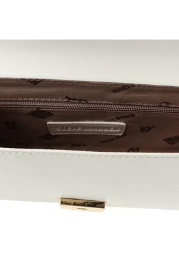 Steve Madden Torebka Bmoment SM13001393-02002-WHG Biały. Kolor: biały. Materiał: skórzane