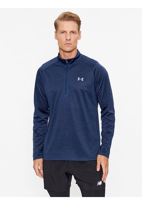 Under Armour Longsleeve Ua Tech 2.0 1/2 Zip 1328495 Niebieski Loose Fit. Kolor: niebieski. Materiał: syntetyk. Długość rękawa: długi rękaw