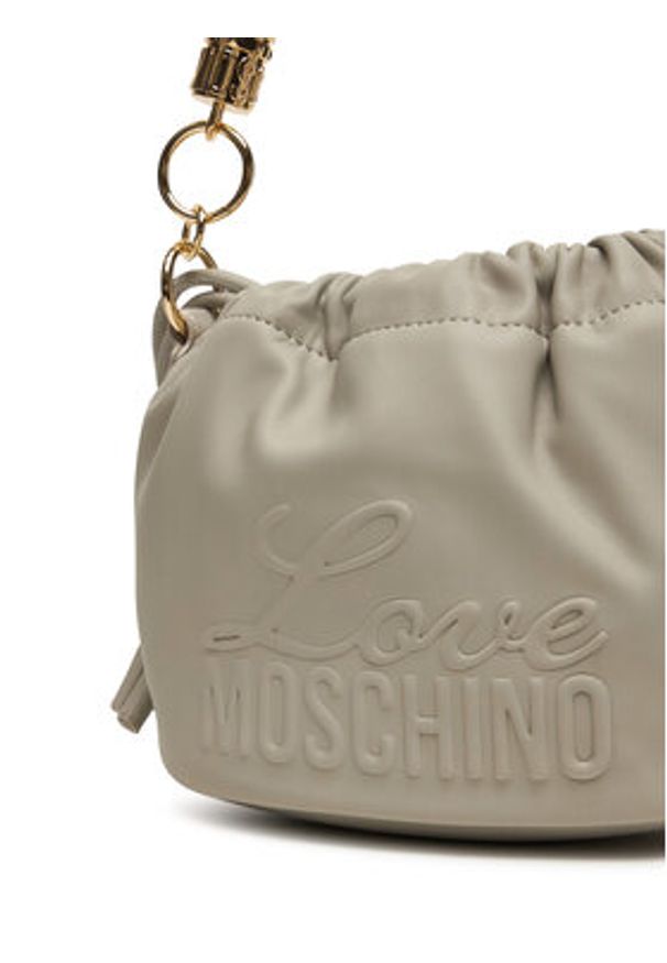 Love Moschino - LOVE MOSCHINO Torebka JC4220PP0OKA0101 Szary. Kolor: szary. Materiał: skórzane
