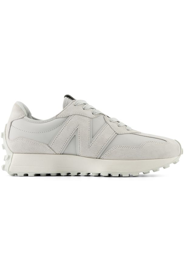 Buty unisex New Balance U327LQ – szare. Okazja: na co dzień. Kolor: szary. Materiał: guma, skóra, materiał. Szerokość cholewki: normalna