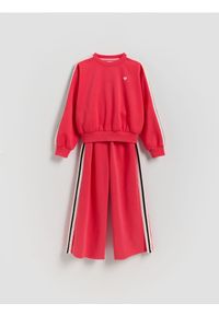 Reserved - Bawełniany komplet - intensywny róż. Kolor: różowy. Materiał: bawełna