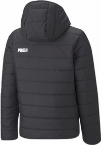 Puma - Młodzieżowa ocieplana kurtka Essentials PUMA Black. Kolor: czarny