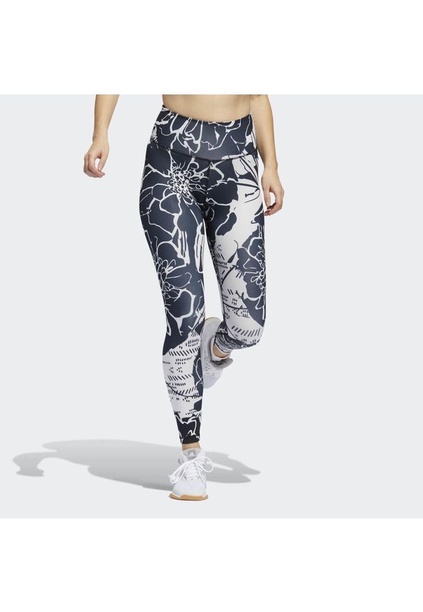 Adidas - Legginsy damskie adidas Optime Superher Training 7/8. Kolor: czarny