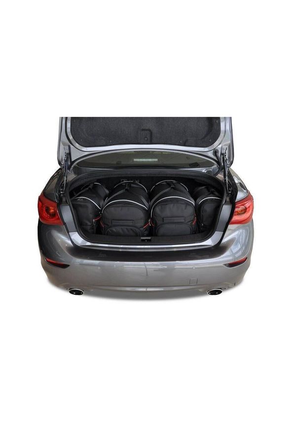 KJUST - Torby Do Bagażnika Infiniti Q50 Hev 2013-2017 4Szt Kjust. Kolor: czarny. Styl: sportowy