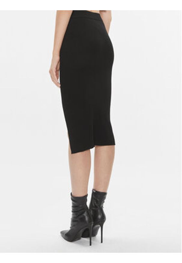 Pinko Spódnica ołówkowa Siamese 101844 A15S Czarny Slim Fit. Kolor: czarny. Materiał: wełna