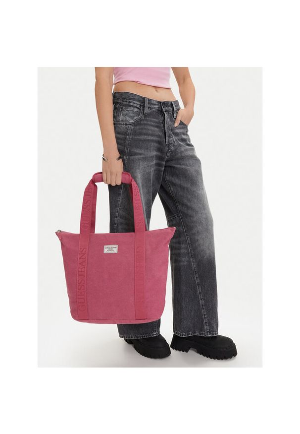Torebka Guess Jeans. Kolor: różowy