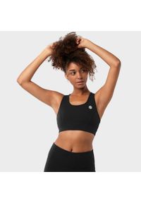 Stanik sportowy fitness damski SIROKO Fuel. Kolor: czarny. Materiał: nylon. Sport: fitness #2
